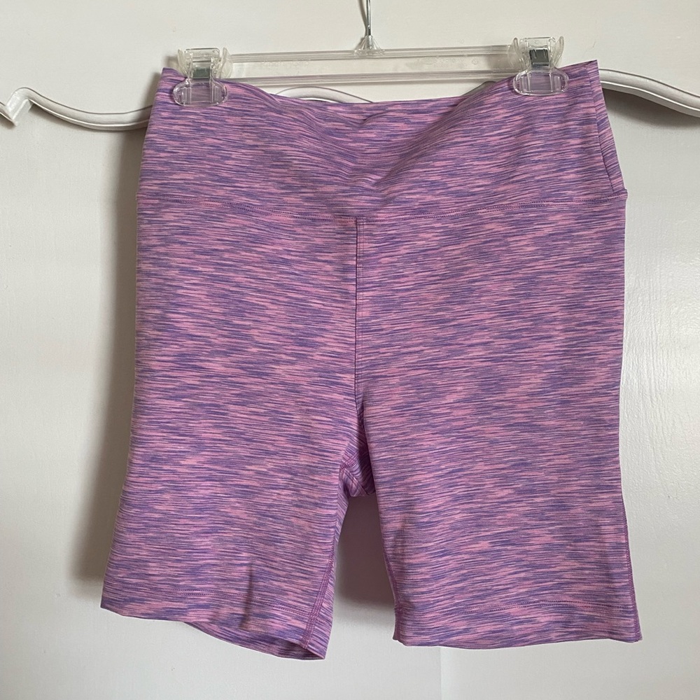 Outdoor voices pink/purple biker shorts